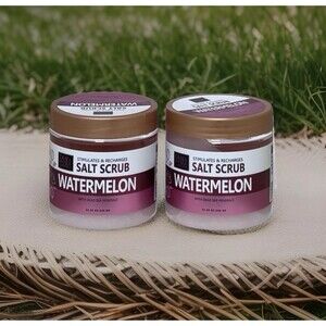 2X Dead Sea Collection watermelon Salt Scrub w/Natural Dead Sea Minerals 23.28OZ
